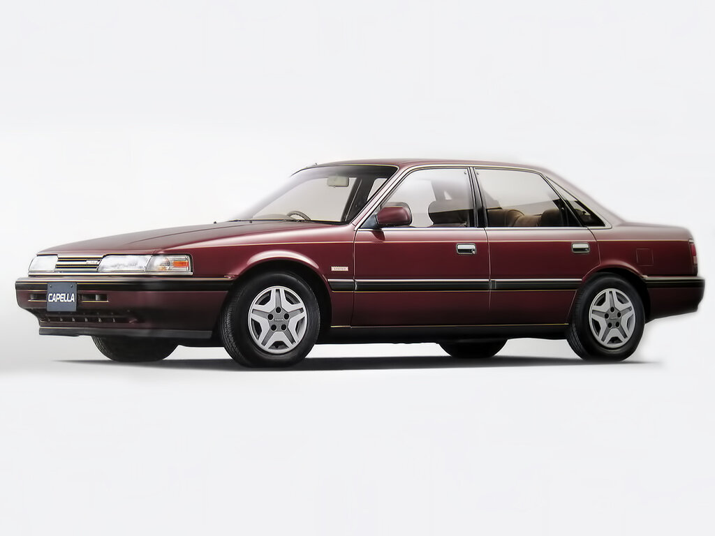 Mazda Capella (GD6P, GD8P, GDEP, GDFP) 5 поколение, седан (05.1987 - 05.1989)